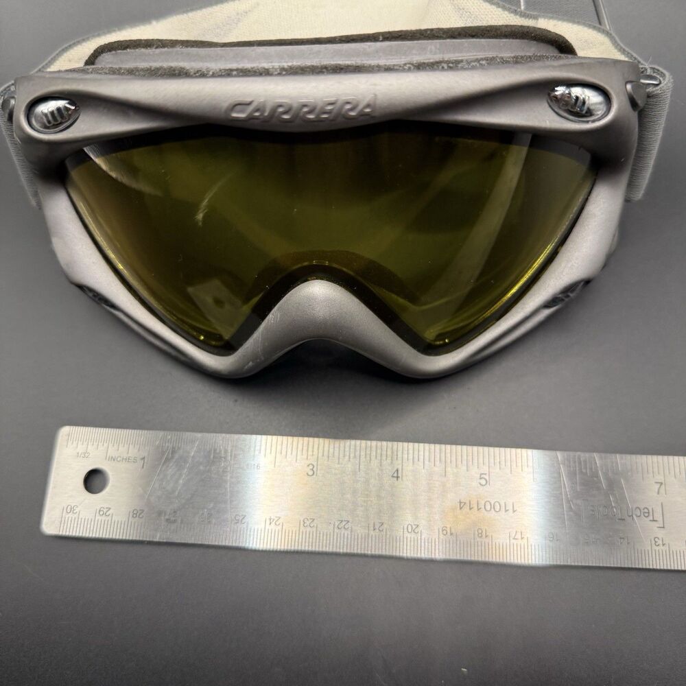 Carrera Men’s Kimerik Adjustable Yellow/Gray Ski Goggles